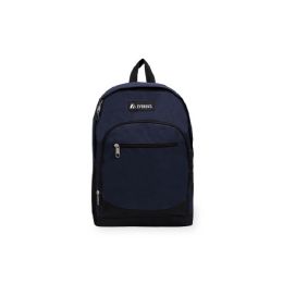 30 Bulk Casual backpack w/ side mesh pockets in Navy
