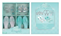12 Bulk 2 Pair Shoes & Tiara - Desginer CollectioN- Teal/ Blue