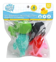 24 Bulk Sea Explorers Bath Squirters - 4 Pcs