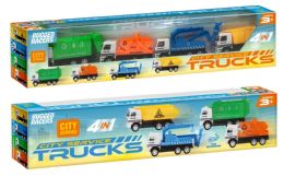 12 Bulk City Service Trucks - 4 Pack