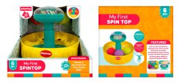 12 Bulk 1st Spinning Top W/3 Blow Ball