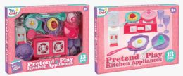 12 Bulk Pretend & Play Kitchen Appliances - 13pc