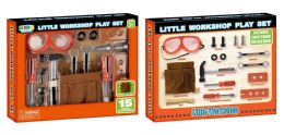 12 Bulk Little Workshop Tool Set With Goggle & Pouch
