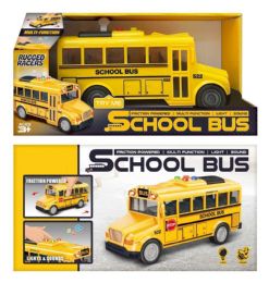 18 Bulk Battery Operated School Bus 1:20 Scale