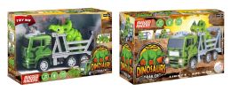 12 Bulk 1:16 Triceratop Truck Carrier With Lights And Sound