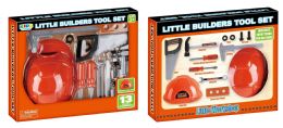 12 Bulk Little Workshop Tool Set With Helmet & Ruler