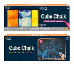 24 Bulk Cube Chalk Set
