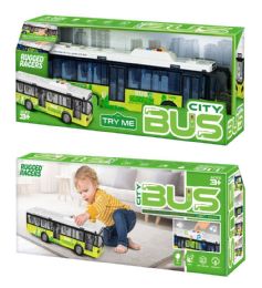 12 Bulk 1:16 City Bus With Lights And Sound