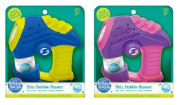 12 Bulk B/o Light Up Bubble Blaster