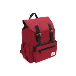 30 Bulk 16 inch Stylish Rucksack In Burgundy