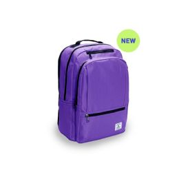 20 Bulk 18 inch Luggage Laptop Backpack In Dark Purple