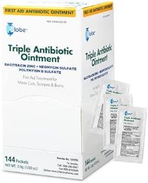 1728 Bulk Globe Triple Antibiotic Ointment Unit Dose 0.9g