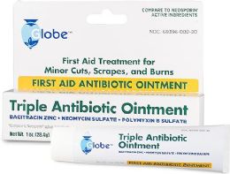 144 Bulk Globe Triple Antibiotic Ointment  1 oz