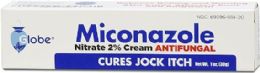 144 Bulk Globe Miconazole 2% Cream  1 oz