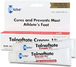 144 Bulk Globe Tolnaftate 1% Cream  1 oz