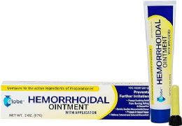 144 Bulk Globe Hemorrhoidal  Ointment  (phenylephrine) 2 oz