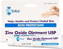 150 Bulk Globe Zinc Oxide 20% Ointment 2 oz