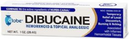 144 Bulk Globe Dibucaine 1% Ointment  1 oz
