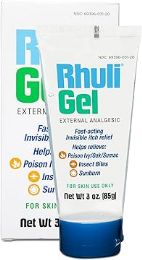 96 Bulk Rhuli Gel 3 Oz  (antI-Itch Gel) Menthol + Camphor Gel