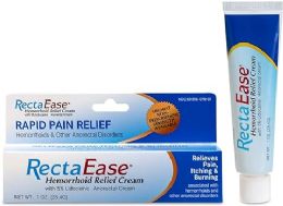 144 Bulk Rectaease (hemorrhoid Cream With 5% Lidocaine) 1oz