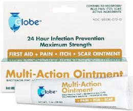44 Bulk Globe Triple Antibiotic Plus Pain And Scar Ointment  (multI-Action)  1 oz