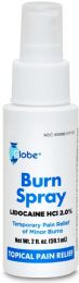 24 Bulk Globe Lidocaine 2% Spray 2 Fl. oz