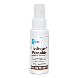 24 Bulk Globe Hydrogen Peroxide 3% Spray 2 Fl. oz
