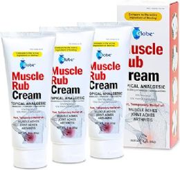144 Bulk Globe Muscle Rub Cream 3 oz