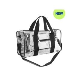 20 Bulk 19 inch Clear Basic Gear Duffel Bag
