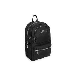 10 Bulk 11.5 inch Compact Handbag Backpack In Black