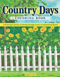 12 Bulk Country Days Coloring Book - A Picturesque Coloring Journey