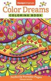 12 Bulk Color Dreams Coloring Book - Take Along Adult Coloring