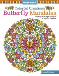 12 Bulk Colorful Creations Butterfly Mandalas
