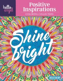 12 Bulk Hello Angel Positive Inspirations Coloring Collection