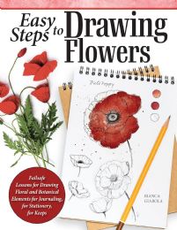 12 Bulk Easy Steps To Drawing Flowers - Lessons For Drawing