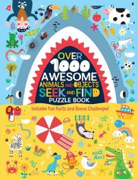 12 Bulk Over 1000 Awesome Animals &objects Seek And Find Puzzle Book