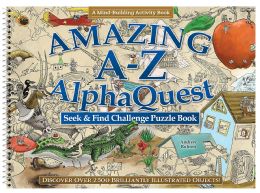 12 Bulk Amazing A-Z Alphaquest - Seek & Find Challenge Puzzle Book