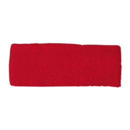24 Bulk Cotton Terry Cloth Headband RED