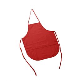 24 Bulk Chef's Apron RED