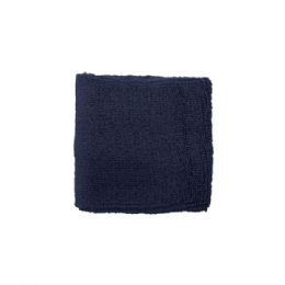 24 Bulk Cotton Terry Cloth Wrist Band NAVY