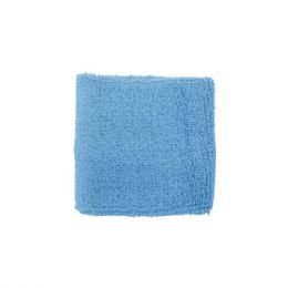 24 Bulk Cotton Terry Cloth Wrist Band BLUE