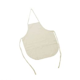 24 Bulk Chef's Apron NATURAL