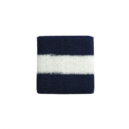 24 Bulk Cotton Terry Cloth Wristband NVY-WT