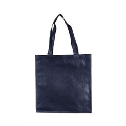 24 Bulk 80gram Non Woven Tote Bag NAVY