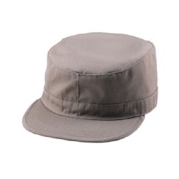 24 Bulk Camouflage Twill Army Cap KHAKI
