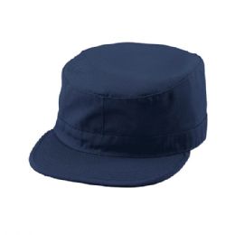 24 Bulk Camouflage Twill Army Cap NAVY