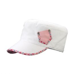 24 Bulk Ladies' Fashion Army Cap WHITE