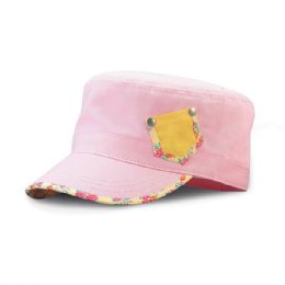 24 Bulk Ladies' Fashion Army Cap PINK