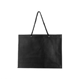 24 Bulk 100gram Non Woven Tote Bag BLACK