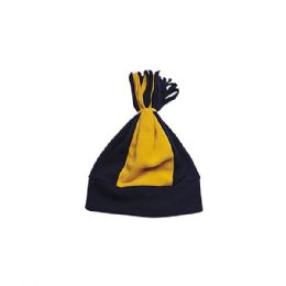 24 Bulk Fleece Winter Hat NVY-GOLD